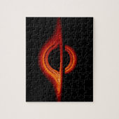 Zwart-heupschijf Legpuzzel (Verticaal)