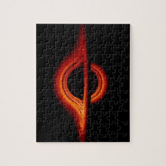 Zwart-heupschijf Legpuzzel (Verticaal)