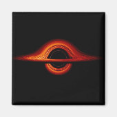 Zwart-heupschijf Magneet (Voorkant)