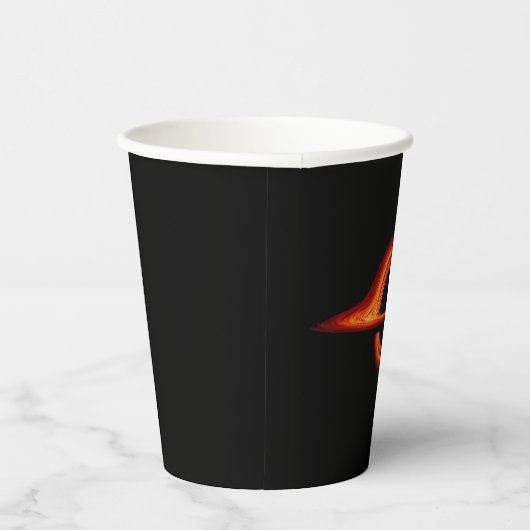 Zwart-heupschijf Papieren Bekers (Rechts)