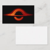 Zwart-heupschijf Visitekaartje (Voorkant / Achterkant)