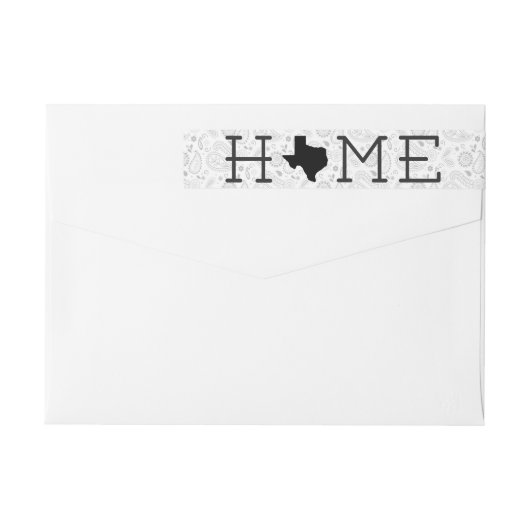 Zwart HOME Texas (Achterkant)