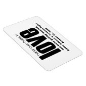 Zwart hoofd over hekken Sparen de Magnet van de Da Magneet (Rechterzijde)