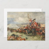 Zwart horloge bij Fontenoy Briefkaart (Voorkant / Achterkant)