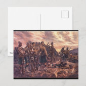 Zwart horloge bij Magersfontein Briefkaart (Voorkant / Achterkant)