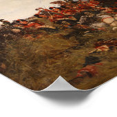 Zwart horloge bij Quatre-Bras, door William Wollen Poster (Hoek)