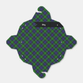 Zwart horloge Campbell Schots Tartan Plaid Pattern Bedankdoosjes (Uitgevouwen)