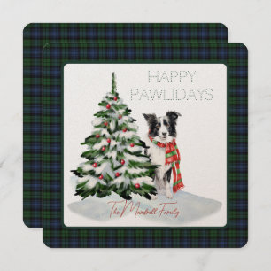 Zwart horloge Oude Tartan Gelukkige Pawholidays Ho