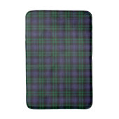 Zwart horloge Tartan, Plaid Badmat (Voorkant Verticaal)