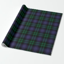 Zwart horloge Tartan, Plaid