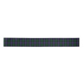 Zwart horloge Tartan, Plaid Satijnen Lint (Voorkant)