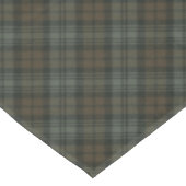 Zwart horloge Verweerd Schots Tartan Tafelkleed (Gekanteld)