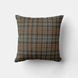 ZWART HORLOGE VERWEERDE TARTAN KUSSEN