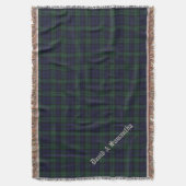 Zwart horlogebandje met zonnescherm deken (Voorkant Verticaal)