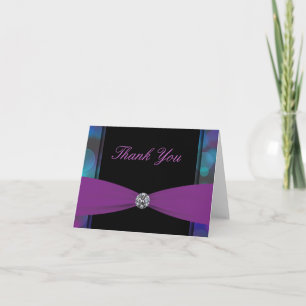 Zwart Hot Roze Paarse Bubbels Hot Roze Bedankt C