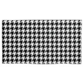 Zwart Houndstooth Rood Kussensloop (Voorkant)