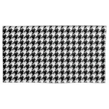 Zwart Houndstooth Rood