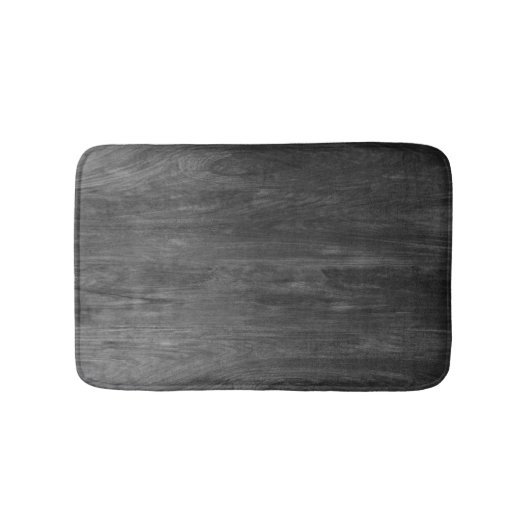 zwart hout abstract badmat (Voorkant)