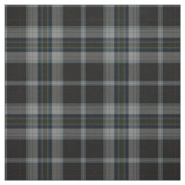 Zwart Houtskool Grijs Groen Tartan Plaid Stof