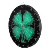 Zwart Iers dartboard Dartbord (Voorkant Rechts)