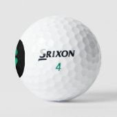 Zwart Iers Srixon Soft Feel golfballen 12 pk (Logo)