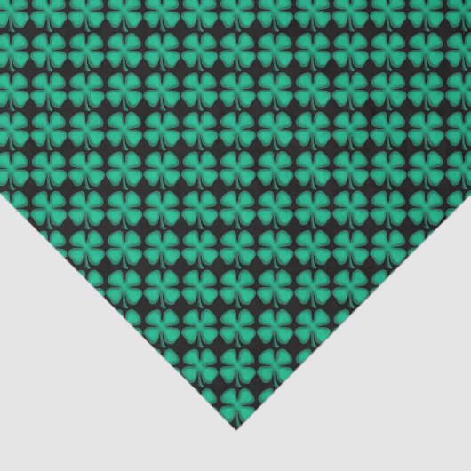 Zwart Iers tissuepapier (Detail)