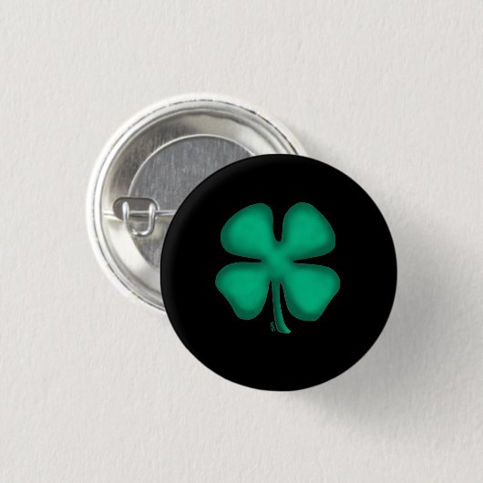 Zwart Ierse kleine knoop Ronde Button 3,2 Cm (Voorkant /achterkant)