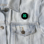 Zwart Ierse kleine knoop Ronde Button 3,2 Cm (In situ)