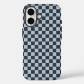 Zwart ijs geruit bord patroon Case-Mate iPhone case (Achterkant)