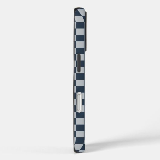Zwart ijs geruit bord patroon Case-Mate iPhone case (Achterkant / Rechts)