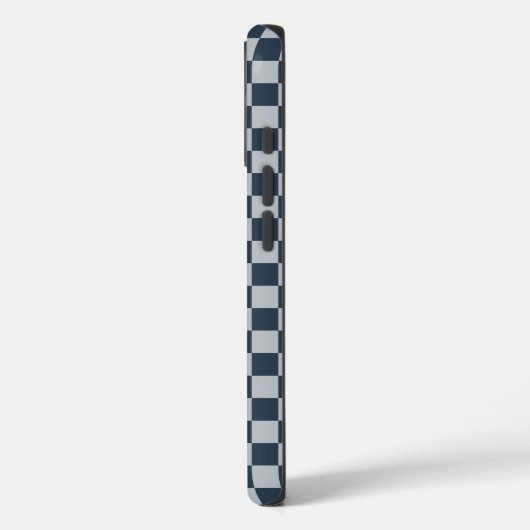 Zwart ijs geruit bord patroon Case-Mate iPhone case (Achterkant / Links)