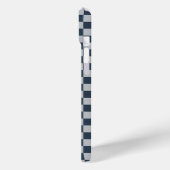 Zwart ijs geruit bord patroon Case-Mate iPhone case (Achterkant / Links)