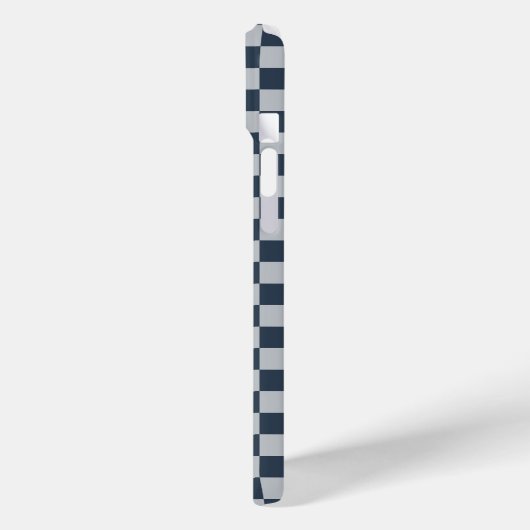Zwart ijs geruit bord patroon Case-Mate iPhone case (Achterkant / Links)