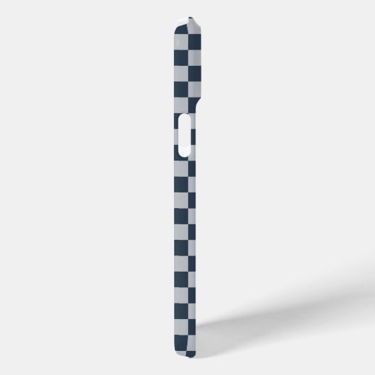 Zwart ijs geruit bord patroon Case-Mate iPhone case (Achterkant / Rechts)