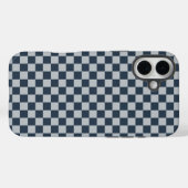 Zwart ijs geruit bordpatroon Case-Mate iPhone case (Achterkant (horizontaal))