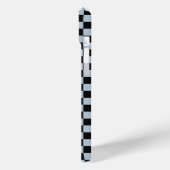 Zwart ijs geruit patroon Case-Mate iPhone case (Achterkant / Links)