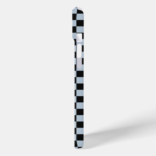 Zwart ijs geruit patroon Case-Mate iPhone case (Achterkant / Links)