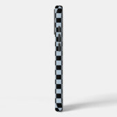 Zwart ijs geruit patroon Case-Mate iPhone case (Achterkant / Links)