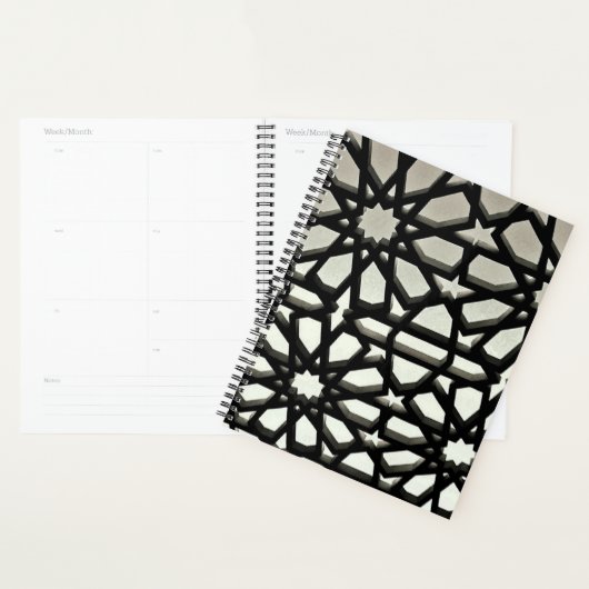 Zwart ijzergewas planner (Display)