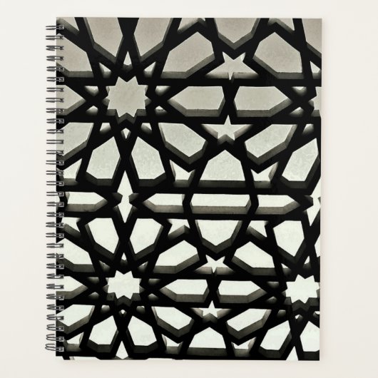 Zwart ijzergewas planner (Voorkant)