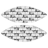 Zwart Ik snor je een vraag American Football (Panelen)