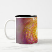 Zwart in buitenruimte tweekleurige koffiemok (Links)