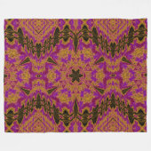 Zwart in de gouden fleece deken (Voorkant (Horizontaal))