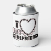 zwart in luv 1 blikjeskoeler (Blikje Voorkant)