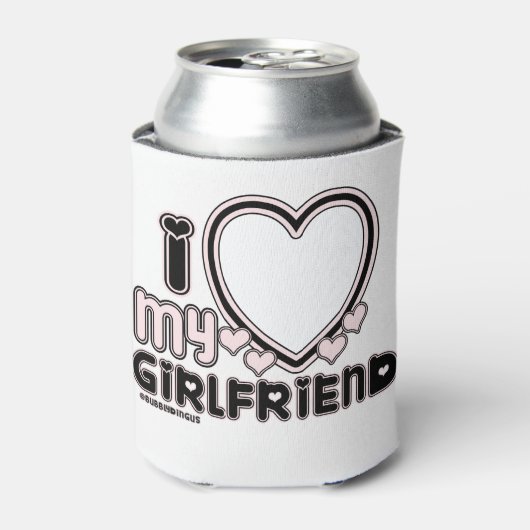 zwart in luv 1 blikjeskoeler (Blikje Voorkant)