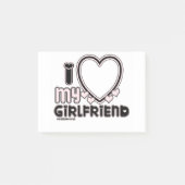 zwart in luv 1 post-it® notes (Voorkant)