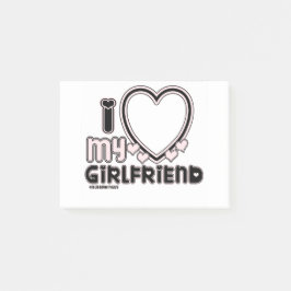 zwart in luv 1 post-it® notes