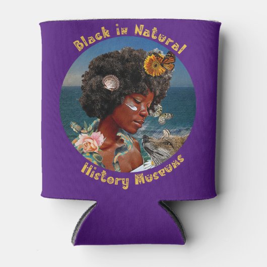 Zwart in Natuurhistorisch Musea Koelbox Blikjeskoeler (Voorkant)