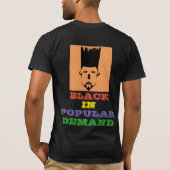 Zwart in Popular Demand T-shirt (Achterkant)