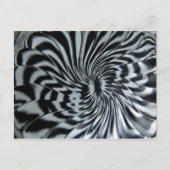 Zwart in wit briefkaart (Voorkant)